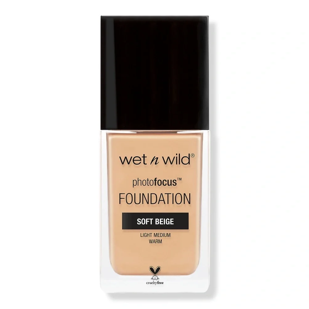 ❗️LAST 1❗️🩷5 For $25🩷 WET N WILD PhotoFocus Liquid Foundation in Soft Beige